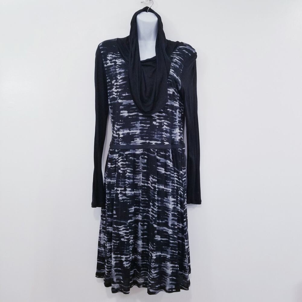 Pieces Kensie Tie Dye Hooded Cowl Dress